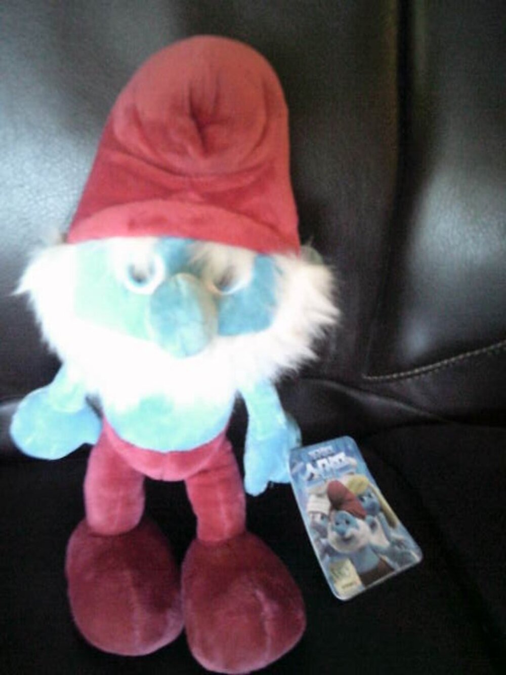 NEW PAPA SMURF PEYO RED & BLUE DOLL 12" TOY POP ORIGINAL MERCHANDISE 🎁